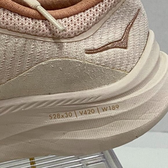 HOKA One One Solimar Running Shoes Cream Peach Parfait Women’s 8.5 - Picture 13 of 14